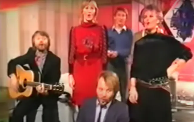 the final footage of the ensemble happened when ABBA sang 'Thank You For The Music' at the end of the show, in footage that wasn't aired until years later.