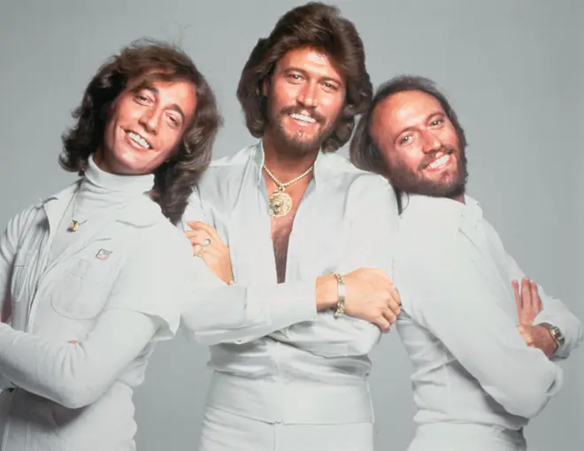 Robin Gibb (left) passed away in 2012 after battling cancer for a number of years, while his twin brother Maurice (right) died in 2003 due to complications of a twisted intestine. Pictured in 1977.