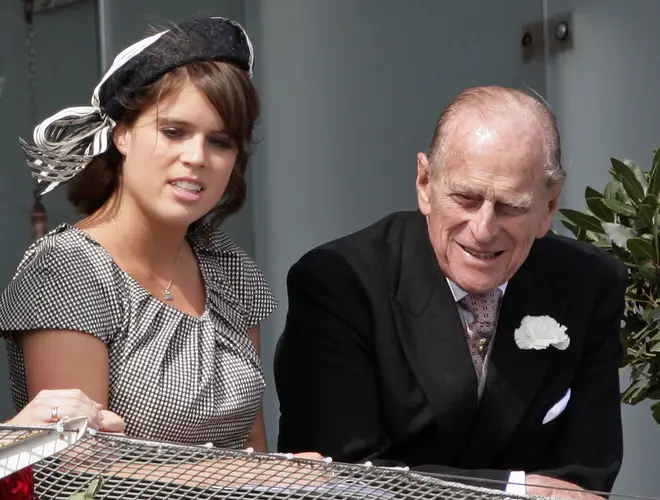 Eugenie and Prince Philip