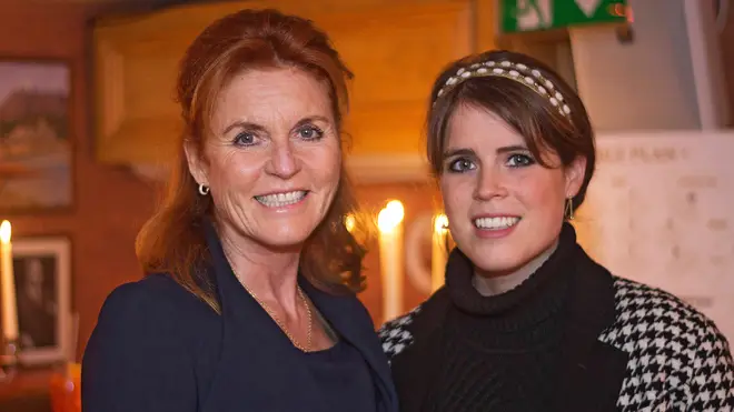 Sarah Ferguson and Princess Eugenie