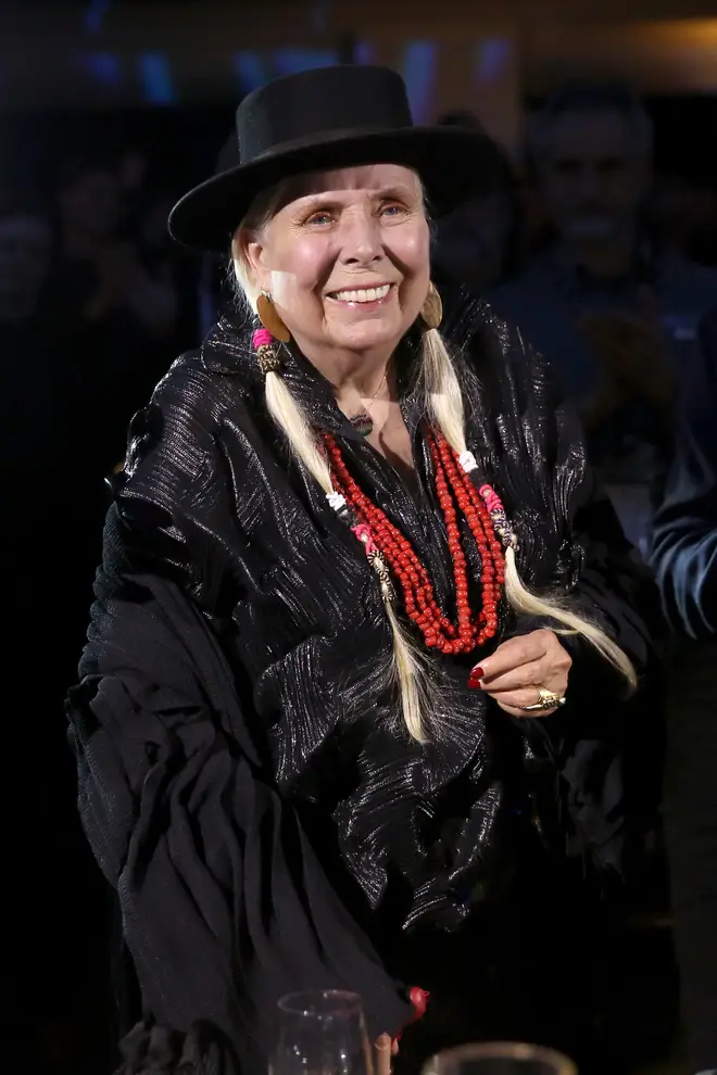 Joni Mitchell at The 2020 NAMM Show in January 2020