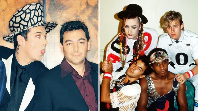 Culture Club's Boy George and Jon Moss