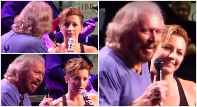 Barry Gibb and Maurice Gibb's daughter singing her father's favourite Bee Gees song 'How Can You Mend a Broken Heart', is a moment they'll treasure forever.