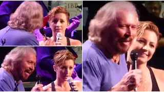 Barry Gibb and Maurice Gibb's daughter singing her father's favourite Bee Gees song 'How Can You Mend a Broken Heart', is a moment they'll treasure forever.