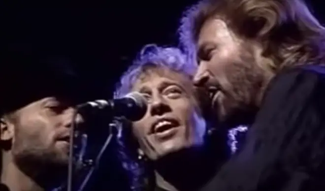 A video of the three Gibb brothers messing around on stage without missing a pitch perfect note, is a reminder of just how extraordinarily talented the Bee Gees really were.