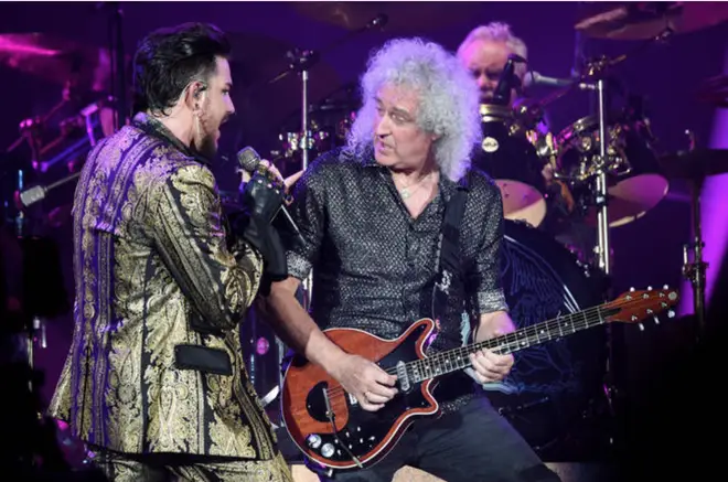 Adam Lambert proceeded to the live rounds of the show and alongside being embraced by the public, was spotted by none other than Queen. Pictured, Adam performing with Queen in 2019.