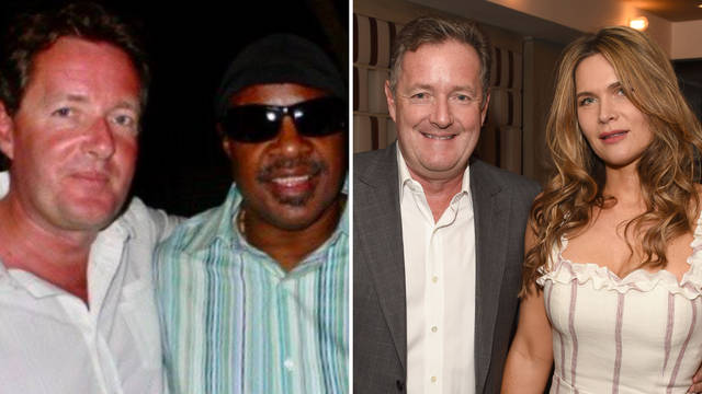 Piers Morgan asked Stevie Wonder to help propose to wife Celia