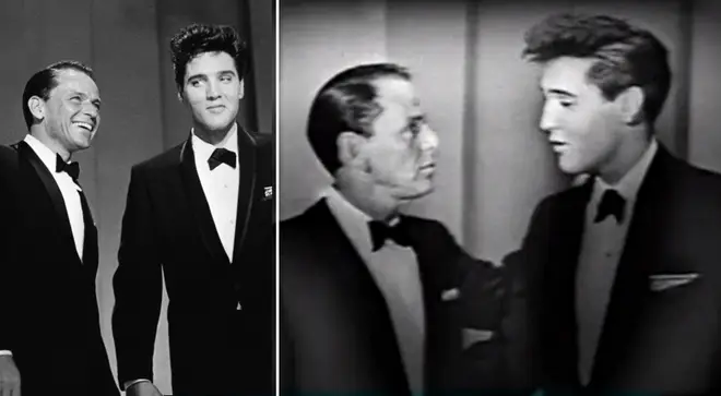 Watch 25-year-old Elvis Presley sing duet with Frank Sinatra in incredible 1960 footage