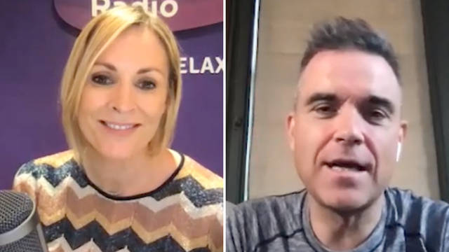 Robbie Williams spoke to Smooth's Jenni Falconer