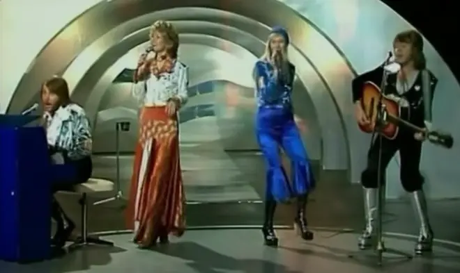 When the four members of ABBA sang their new song 'Waterloo' in its original Swedish, dressed in glam rock inspired by the 1970's English music scene, viewers knew they'd seen something special.
