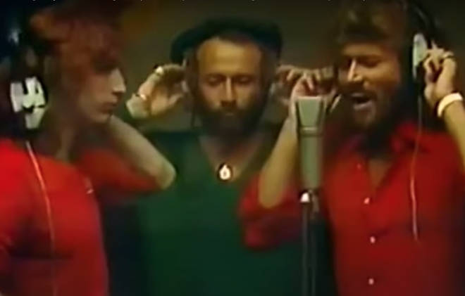 Footage of the brothers in the Florida studio was recorded as the trio were putting the finishing touches to their 1979 album, Spirits Having Flown.