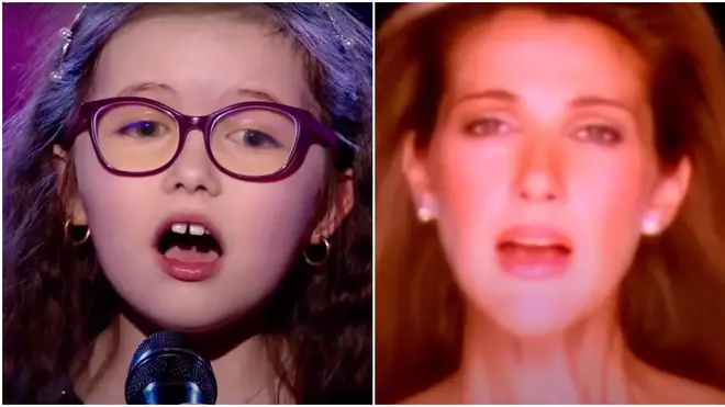 Tiny Emma Cerchi, 9, stunned the judges with a beautiful rendition of Celine Dion's famous song on the fifth season of The Voice Kids France.