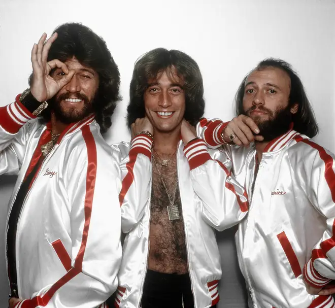Taking to the stage for the Battles round of the show, the three youngsters chose Barry, Maurice and Robin Gibb's 1977 classic to compete for a place in the quarter finals. Pictured, the Bee Gees in 1977.