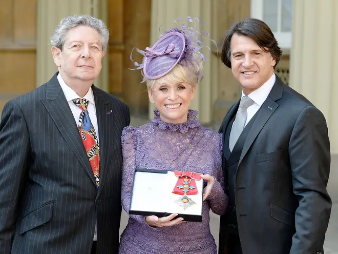 Her husband Scott Mitchell (pictured right with the star when she was made a Dame in 2016) said she would be remembered for the "love, fun, friendship and brightness she brought to all our lives".