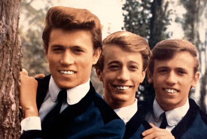 Barry Gibb has released a song from his new album and this time it's a stunning love song he wrote with his brothers Robin and Maurice when they were just young kids. Pictured in 1964