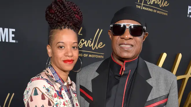 Stevie Wonder and wife Tomeeka in 2019