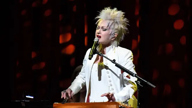 The special track featured on Cyndi Lauper's live TV special Home For The Holidays, a star-studded online event featuring stars including Bette Midler, Boy George, Cher and Dolly Parton. Pictured, Cyndi Lauper in March 2020.
