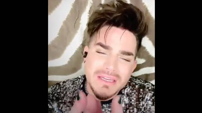 Adam Lambert has shot and uploaded a video of the star singing 'Please Come Home For Christmas'