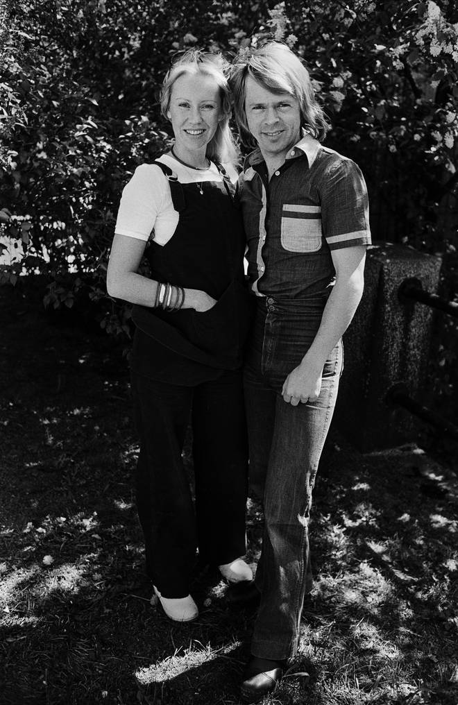 Agnetha and Bjorn in 1977