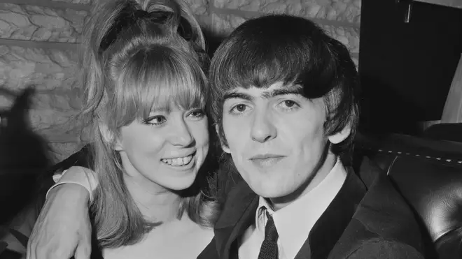 George Harrison with Pattie Boyd in 1964