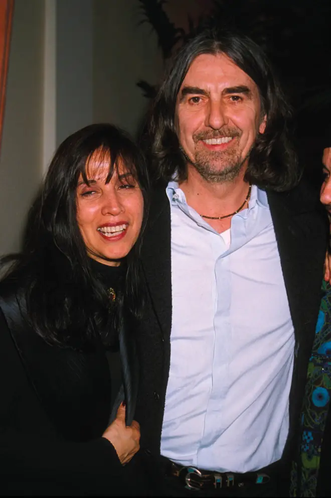 George Harrison With Wife Olivia in 1991