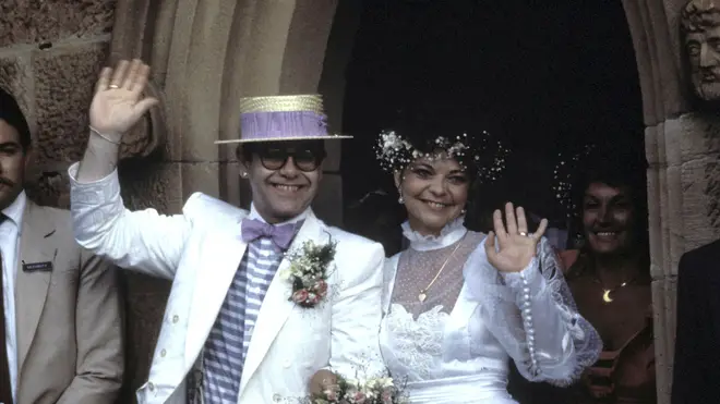 Elton John and Renate Blauel's Wedding