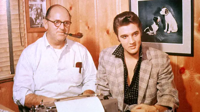 Colonel Tom Parker and Elvis in 1956