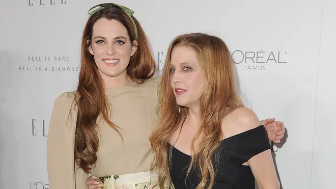 Lisa Marie (right) with daughter Riley Keough (left)