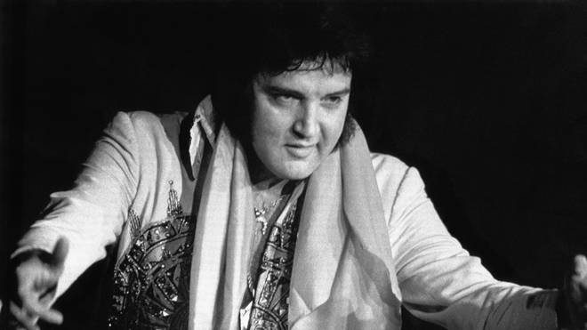 Elvis Presley Performing in 1977