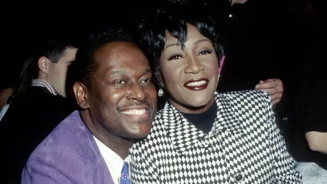 Luther Vandross and close friend Patti LaBelle