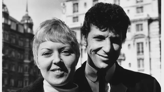 Linda and Tom Jones in the 1960s