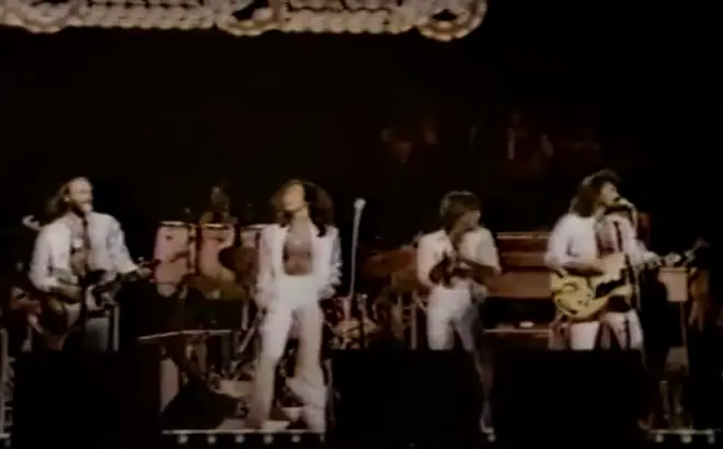 Featured on The Bee Gees Special, a 90-minute one-off NBC broadcast celebrating the '70s superstars, the footage shows the moment when the three Bee Gees became four and sang a stunning live version of the hit song.