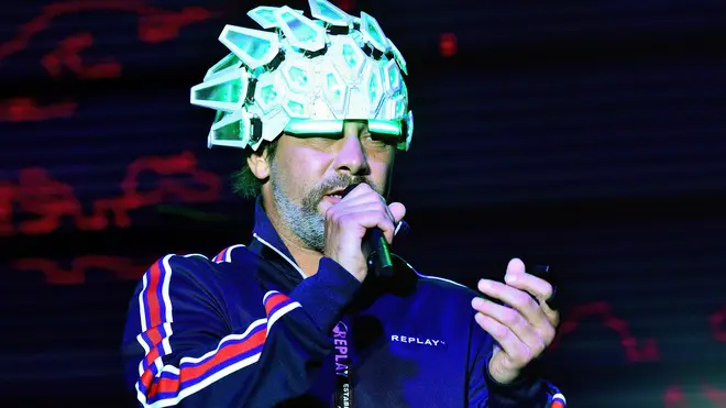 Jay Kay performing in 2019