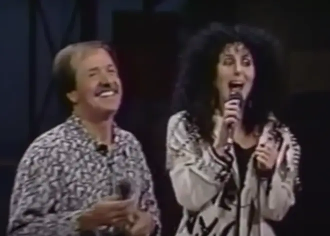 It was November 13, 1987 and the a television studio in California were about to be treated to a surprise performance they'd never forget (Pictured: Sonny & Cher singing 'I Got You Babe')