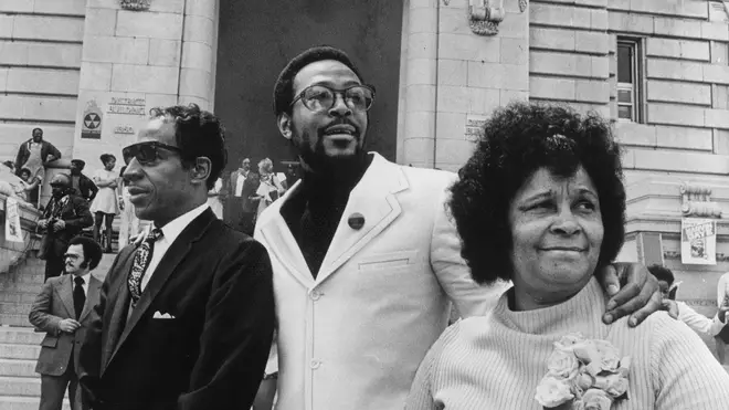 Marvin Gaye and parents