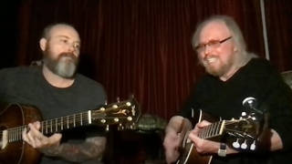 Barry Gibb, 74, and Stephen Gibb, 46, recorded a live jamming session back in March 2020 and streamed the medley for lucky Bee Gees fans.