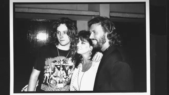 Speaking on his recovery podcast, Addiction Talks, Stephen Gibb said: "The first time I drank I was probably 14 and I downed an entire bottle of Jack Daniels [and] blacked out." Pictured with his parents when he was a teenager.