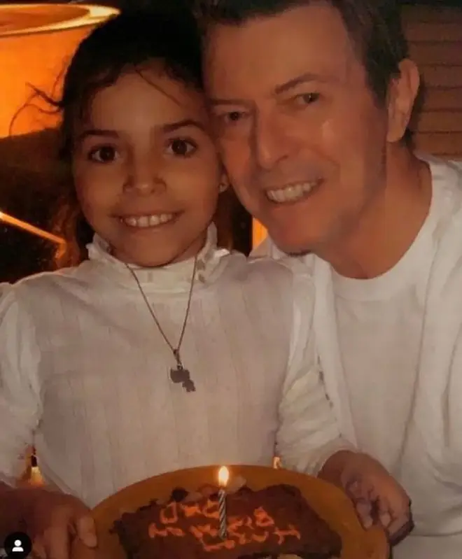 Lexi Jones shared the tribute to her Instagram page on Monday, on what would have been David Bowie's 74th birthday
