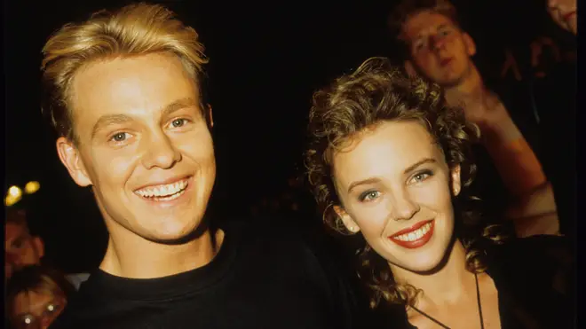 Kylie Minogue And Jason Donovan in 1989