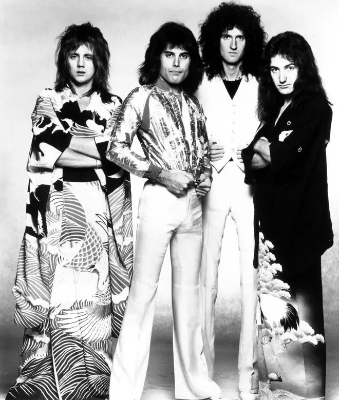 After Freddie Mercury's death from AIDS in 1991, numerous stars spoke publicly about Freddie Mercury's greatness and the influence he has had on their lives. Pictured: Queen in 1975.