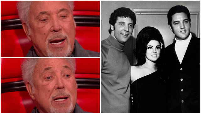 Sir Tom Jones was speaking to his fellow judges on The Voice, will.i.am, Olly Murs and Anne-Marie when the incredible story of how he met The King was revealed.