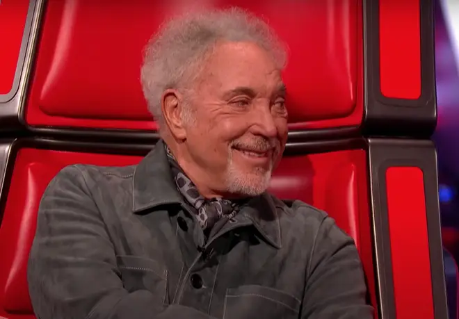 Sir Tom Jones was chatting to his fellow judges on The Voice when they asked him to sing his 1960 hit song 'With These Hands'