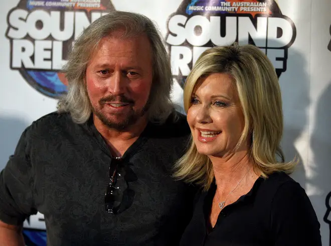 In 2009 Barry Gibb and Olivia Newton-John sang 'Islands In The Stream' together at the Australian Sound Relief charity concert (pictured).