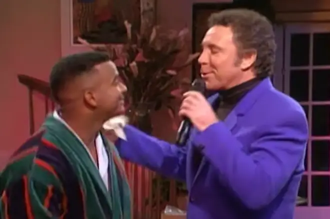 Sir Tom Jones appeared as Carlton Banks' guardian angel on the smash hit TV series The Fresh Prince of Bel-Air.