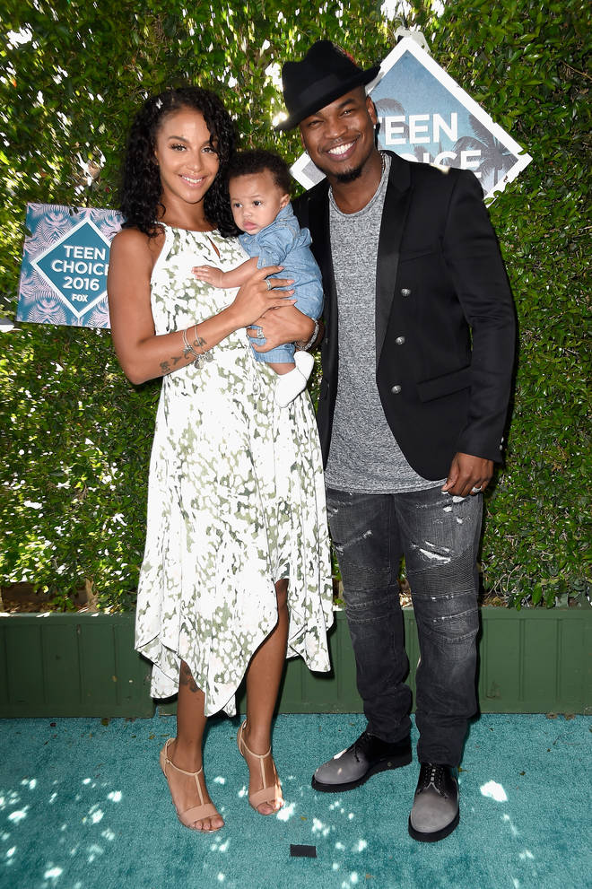 Ne-Yo with Crystal Renay and their son in 2016
