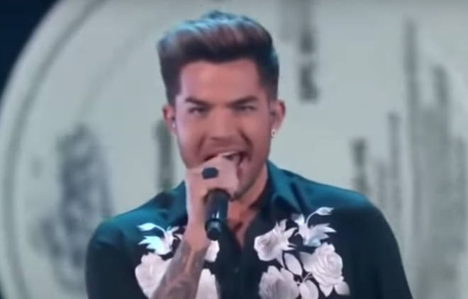 Adam was on stage for the finale of the 2016 one-off show when the stunning performance of 'Faith' took place.