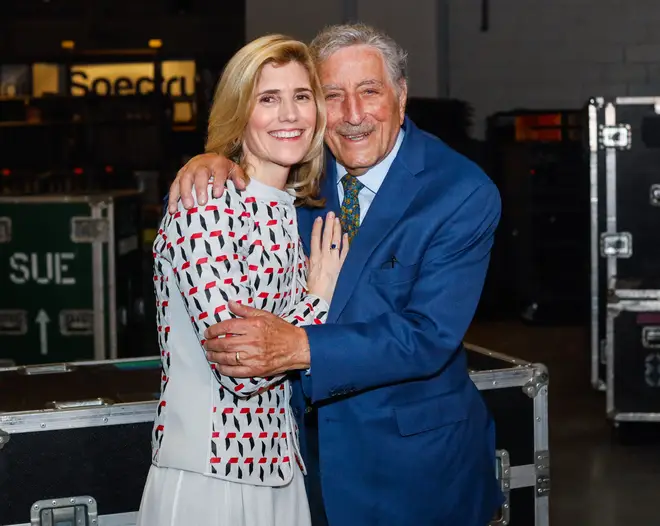 'Life is a gift – even with Alzheimer's. Thank you to [his wife] Susan and my family for their support, and AARP The Magazine for telling my story.' Pictured with Susan in 2019