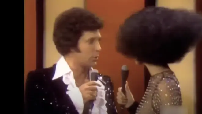 Tom Jones couldn't resist some flirtatious banter with host Cher