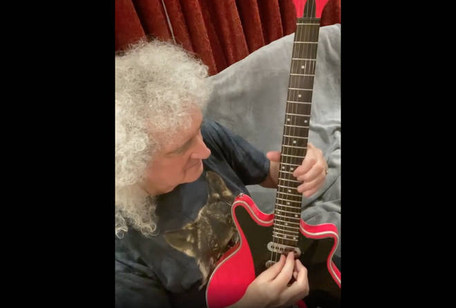 The Queen guitarist took to his Instagram account yesterday (February 4) to pay tribute to the 100-year-old war veteran, sharing the performance with his 2.7 million followers.