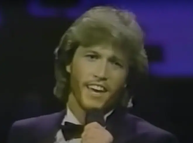 The youngest Gibb is the spitting image of older brother Barry in the video and even replicates the Bee Gees star's impressive vibrato and falsetto range, while giving the song a twist all of his own.